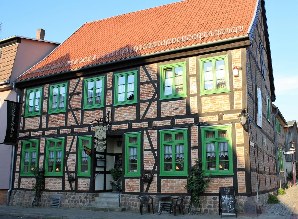 "Zum Heiligen Geisthof" Hotell Parchim Exteriör bild